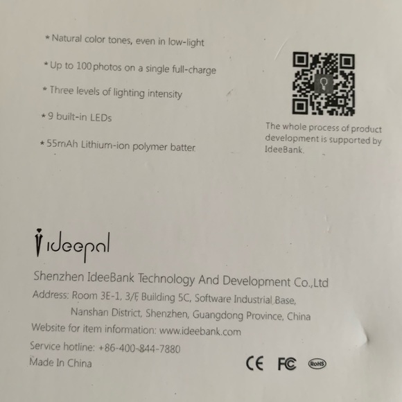 NIB Online Live Selfie Light Shot LED Flash Rechargeable Clip Mini Fill-in Light - Picture 8 of 10